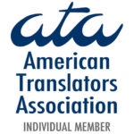 Afiliado a la Asociación de Traductores Americanos (ATA)